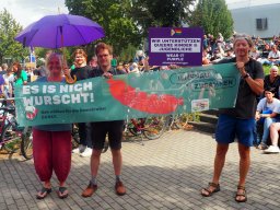 Wear it purple day 2024 (Buntnis Ilmenau - Bündnis für Demokratie und Weltoffenheit)