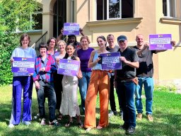 Wear it purple day 2024 (Europäische Jugendbildungs- und Jugendbegegnungsstätte Weimar)