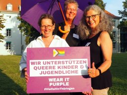 Wear it purple day 2024 (Frauenzentrum Weimar)