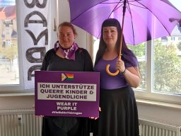 Wear it purple day 2024 (Frauenzentrum TOWANDA Jena)