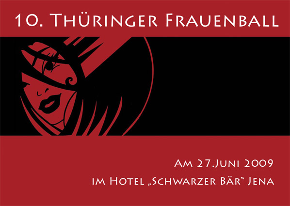 Flyer 10. Thüringer Frauenball