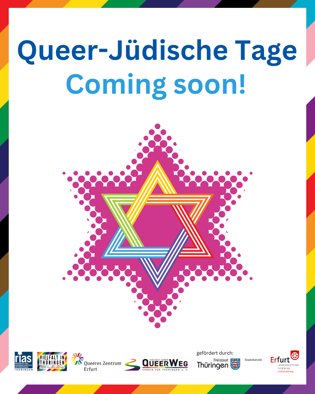 Queer Jüdische Tage - coming soon!